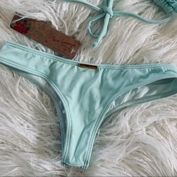 Light Blue Ruffle Bikini - Picture 5 of 5